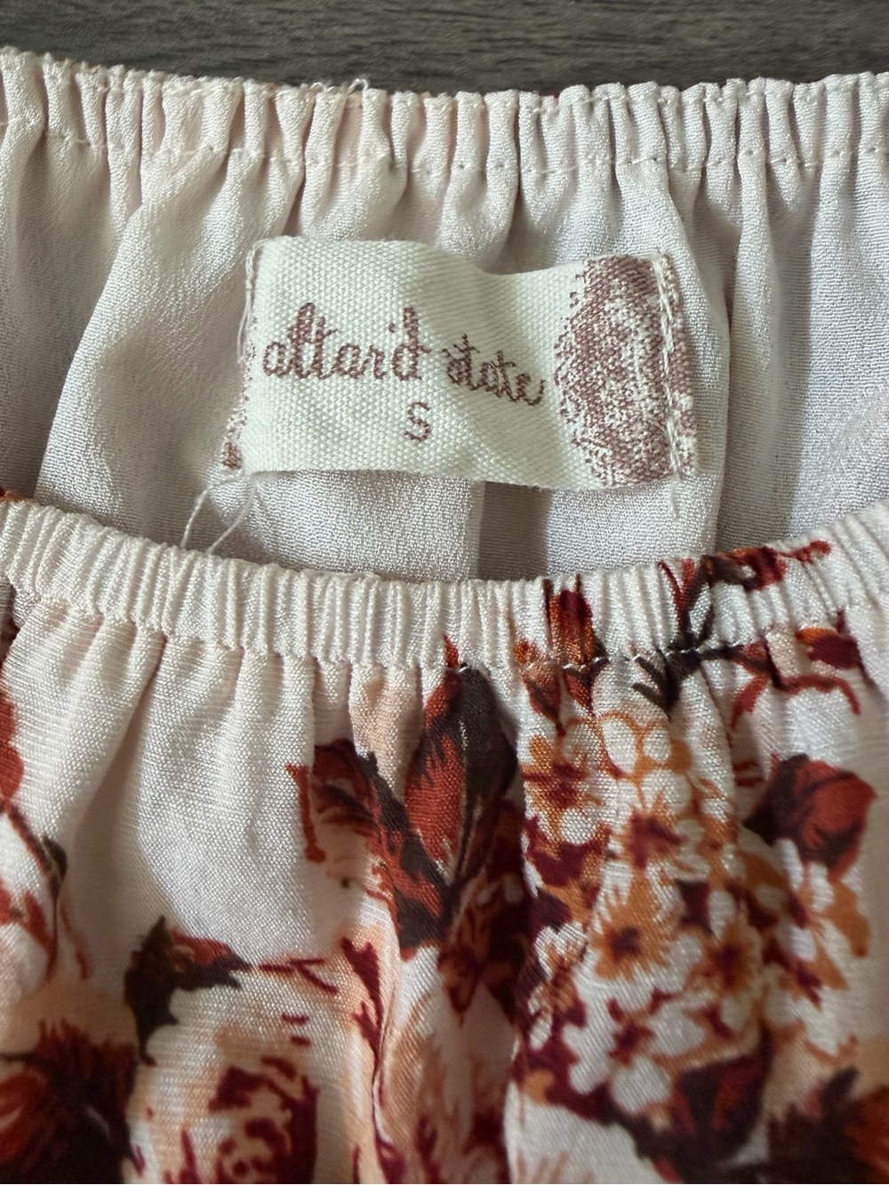 Altar'd State MINLYN Floral Puff Sleeve Mini Dress Size S Cottagecore Coquette - Picture 7 of 13